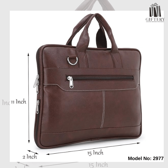 Synthetic Leather Laptop and Office Messenger Bag
