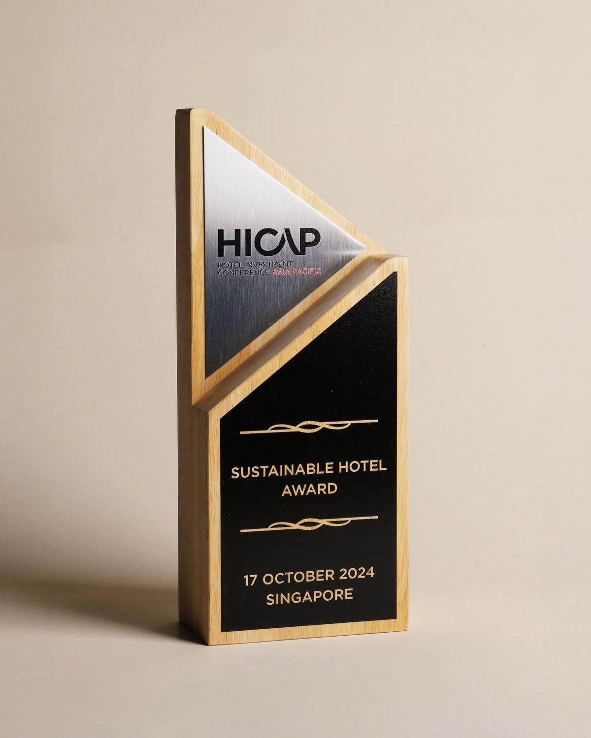 Eco Luxe Wooden Achievement Trophy