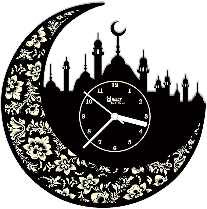 Acrylic Islamic Masjid Designer Religious Wall Clock