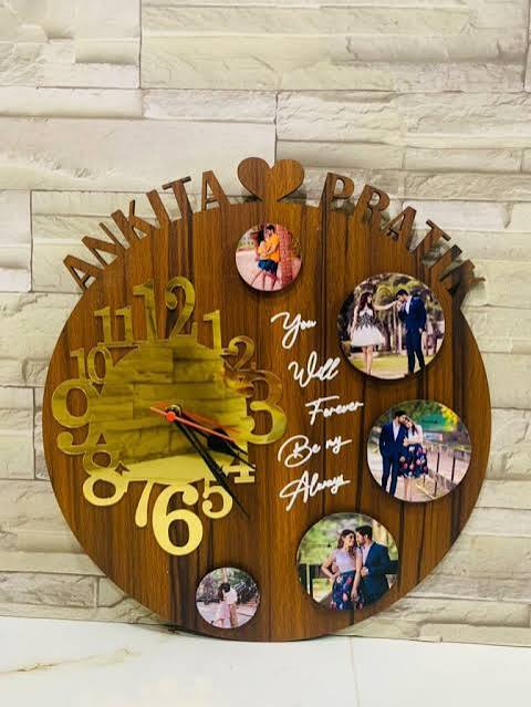 Personalized Wooden Clock