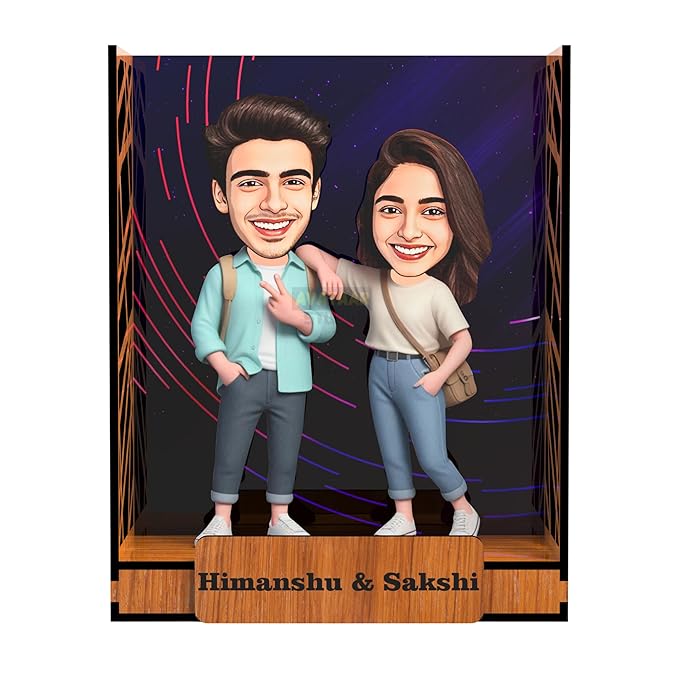 Personalized Couple Caricature 